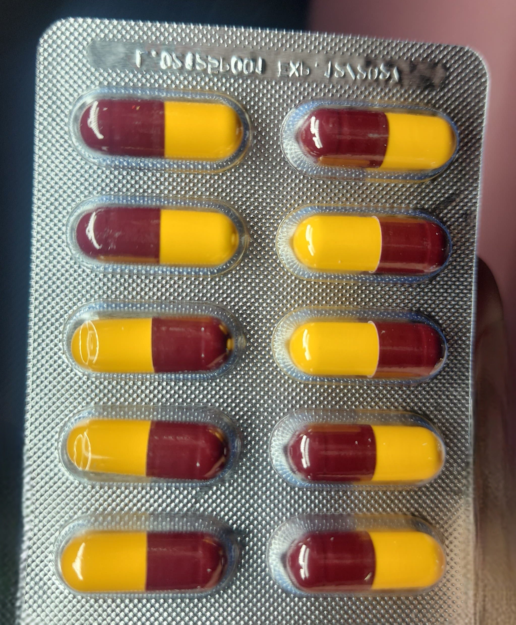 Blister Amoxicilina 500 mg (10 und)